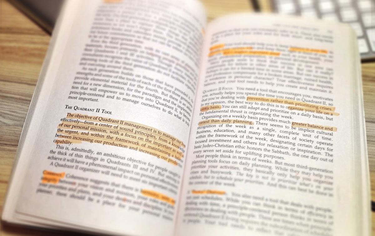 Highlighting texts